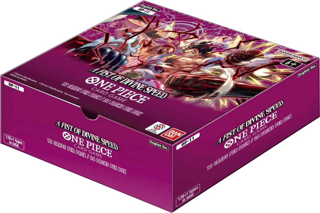 One Piece TCG - A Fist of Divine Speed (OP-11) Booster Box (24x Packs) - Image 2