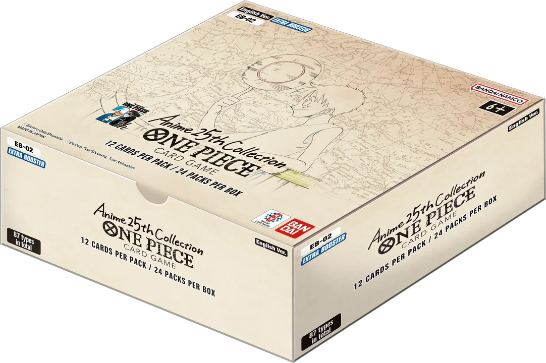One Piece TCG Extra Booster Anime 25th Collection (EB-02) Booster Box(24x Packs) - Image 2