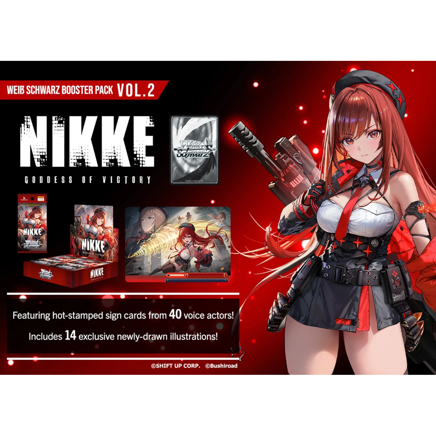 Weiss Schwarz - Goddess of Victory: Nikke Vol. 2 - Display Case (12x Booster Boxes) - Image 2