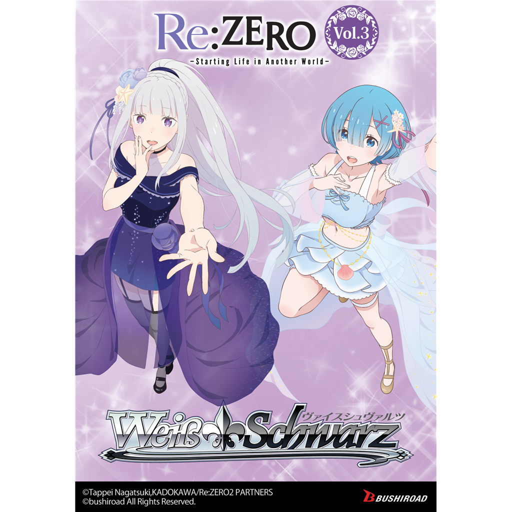 Weiss Schwarz - Re:ZERO -Starting Life in Another World- Vol.3 - Display Case (24x Booster Boxes)