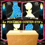 4X | POKEMON CENTER ETB🔥ME1🔥MEGA EVOLUTION 🟦🟩SEALED ELITE TRAINER BOX CASE📦