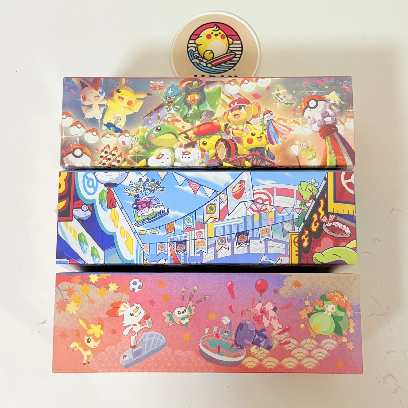 Pokemon Center Japanese Tohoku Hiroshima Fukuoka Special Box SET OF 3 New Japan - Image 6